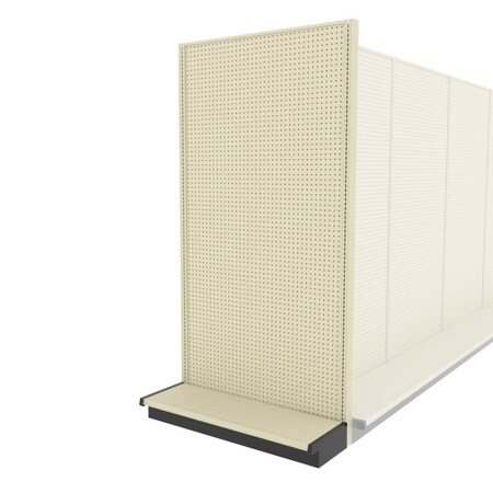 Lozier Shelving End Cap Display Unit, Platinum 48W 96H 16D P496U-EC